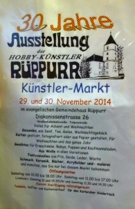 Plakat Künstlermarkt Rüppurr